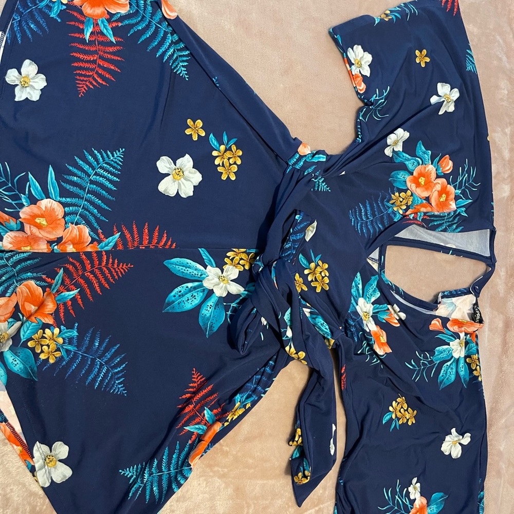 Express: tropical shorts roper.